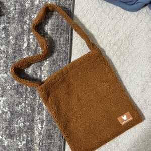 FRENCHIE Brown Sherpa Bag